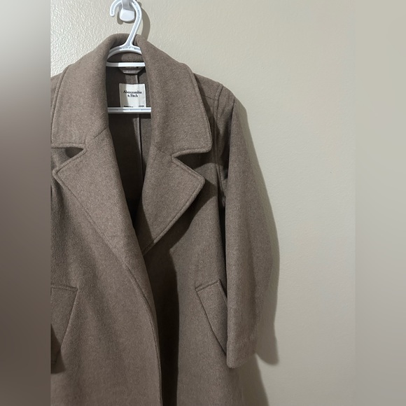 Abercrombie Wool-Blend Belted Blanket Coat - Picture 4 of 8